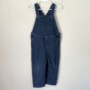 Carter’s baby denim jean overalls ~ snap closure ~ size 24m unisex toddler